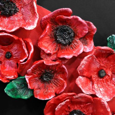Respect Leaders - Ceramic Poppy Wreath